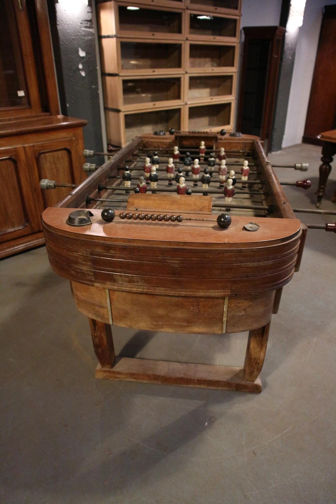 1930s Art Deco French Cafe Foosball Table or Football Table 2