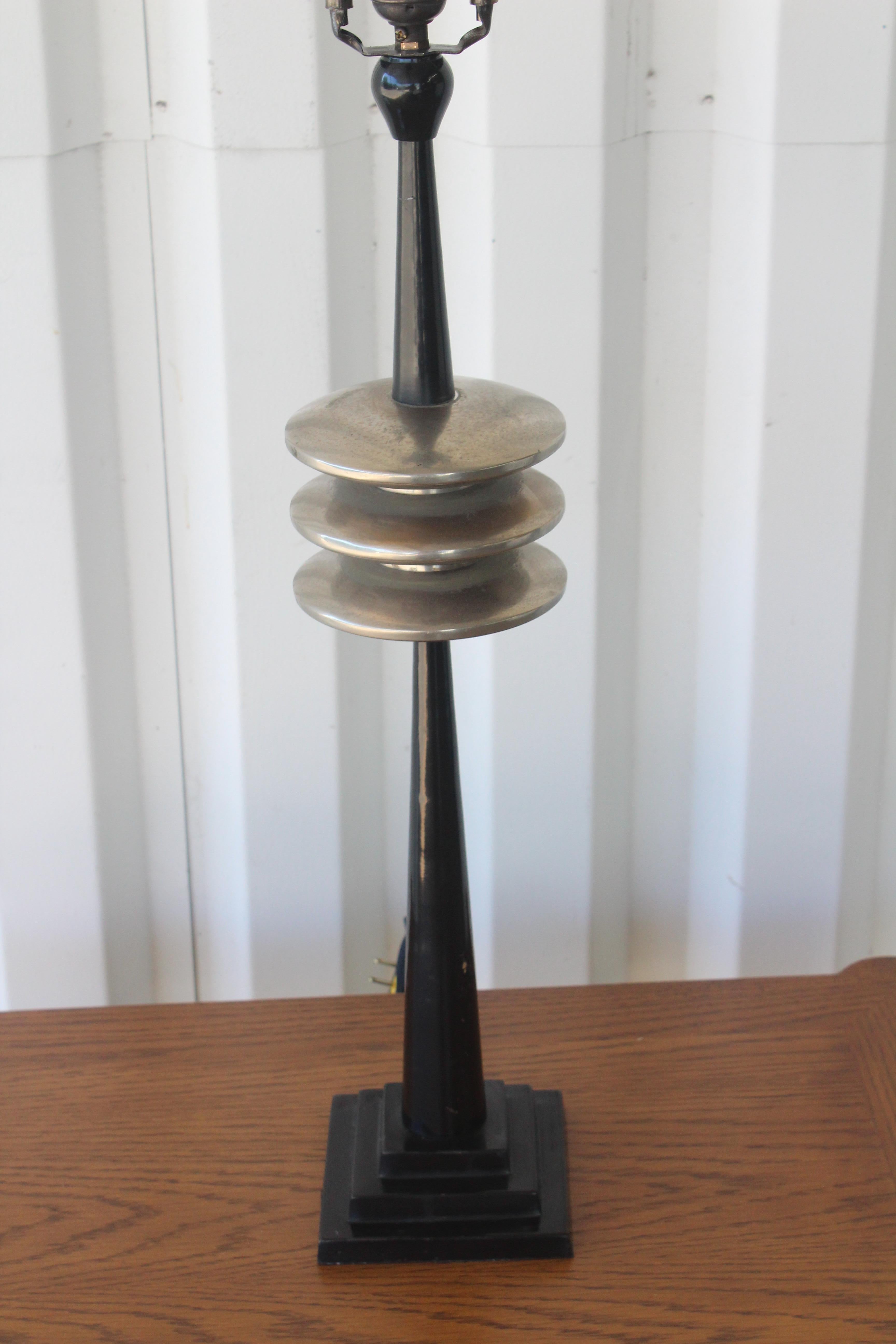 Mid-20th Century 1930s Art Deco French Table Lamp