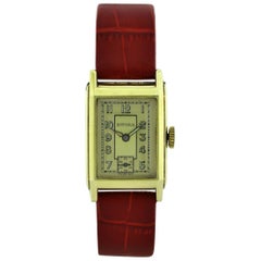 Vintage 1930s Art Deco Gents Wristwatch Old Stock, Never Worn by Bifora