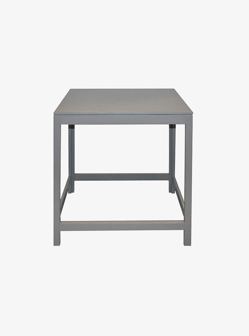 This Art Deco table is painted gray,
circa 1930.