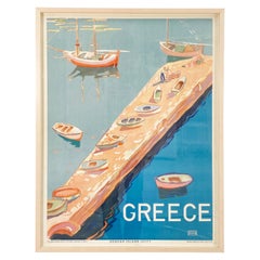 1930s Art Deco Greek Travel Poster