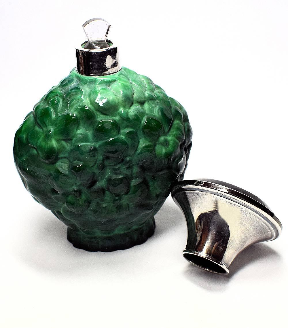 green bottled perfume