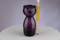 1930s Art Deco Hyacinth Vase in Colored Glass