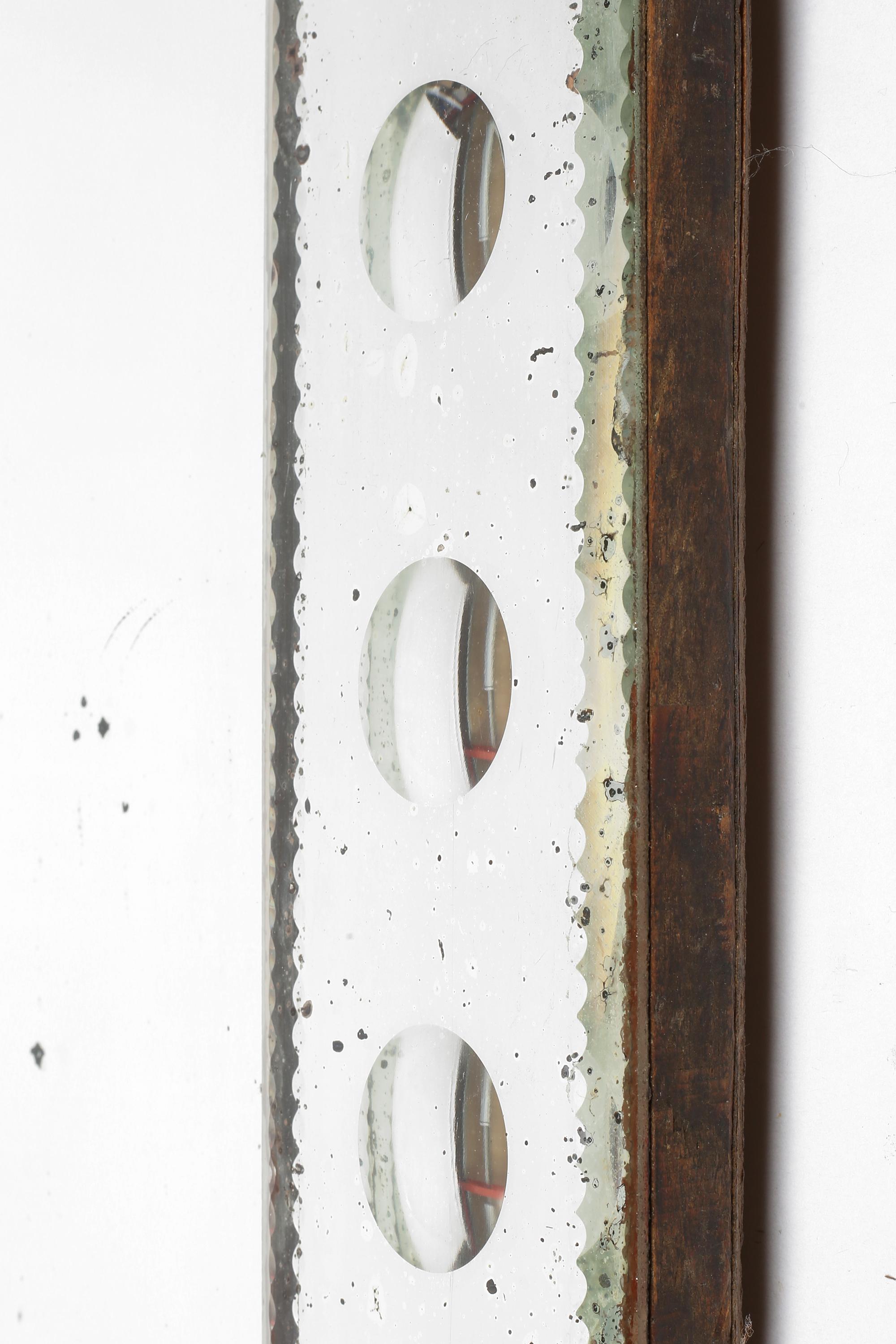 1930s Art Deco Italian Octagonal Venetian Wall Mirror en vente 8
