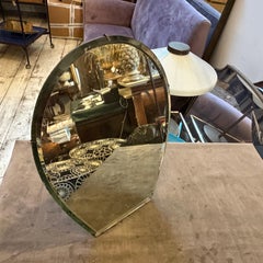 1930s Art Deco Italian Table Mirror by Luigi Fontana