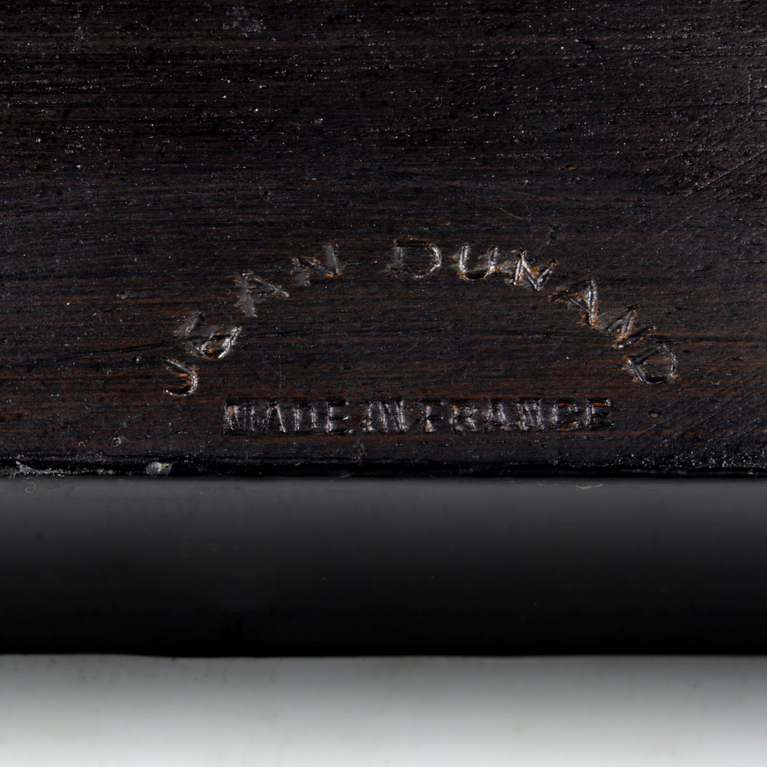 1930 Caja decorativa Art Déco de madera lacada y cáscara de huevo de Jean Dunand, Francia Metal en venta
