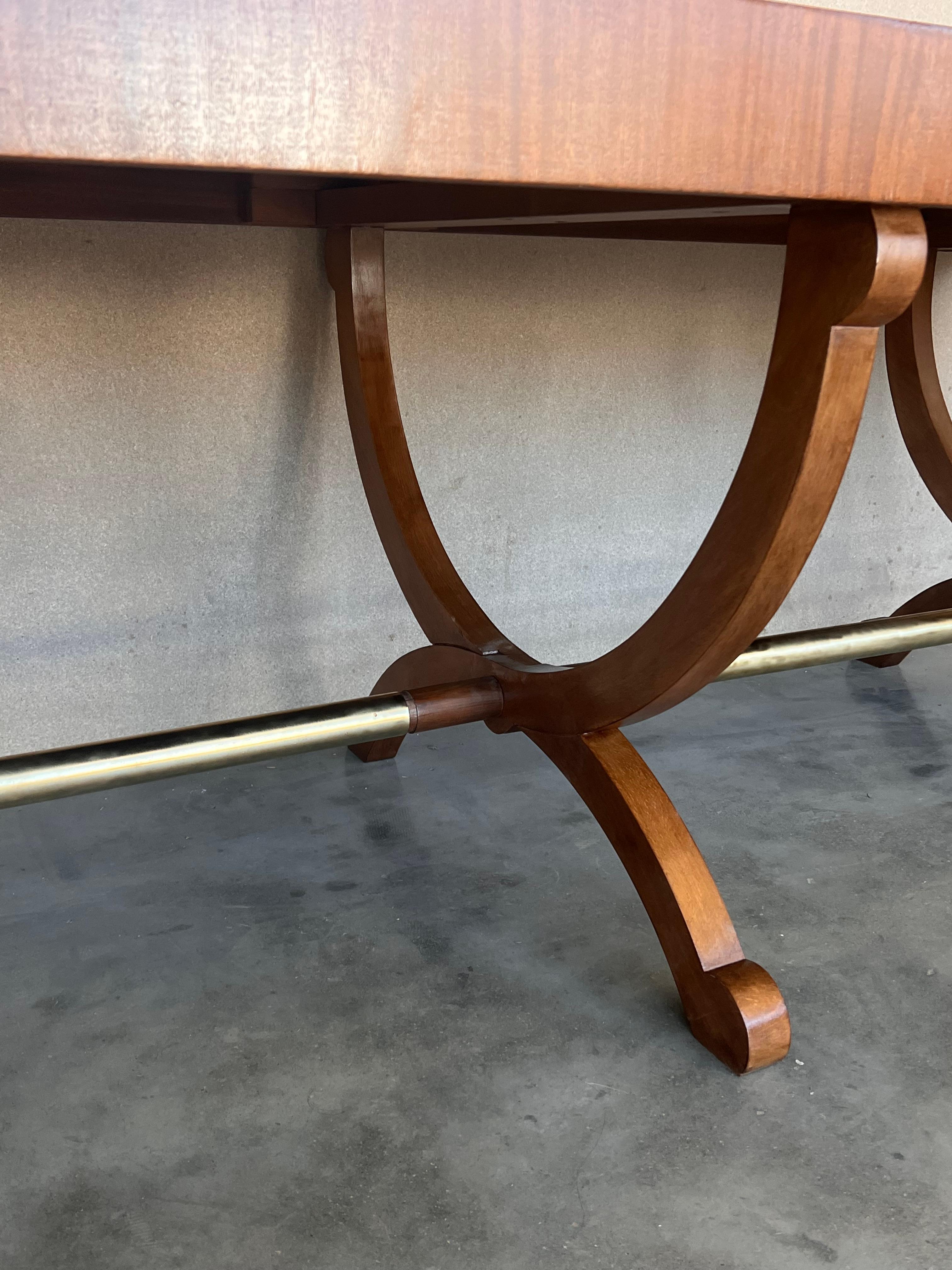 1930's Art Deco Large Dining Table or Hall Table  For Sale 8