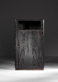 Cabinet Art Déco des années 1930 en bois chaulé attribué à Francisque Chaleyssin