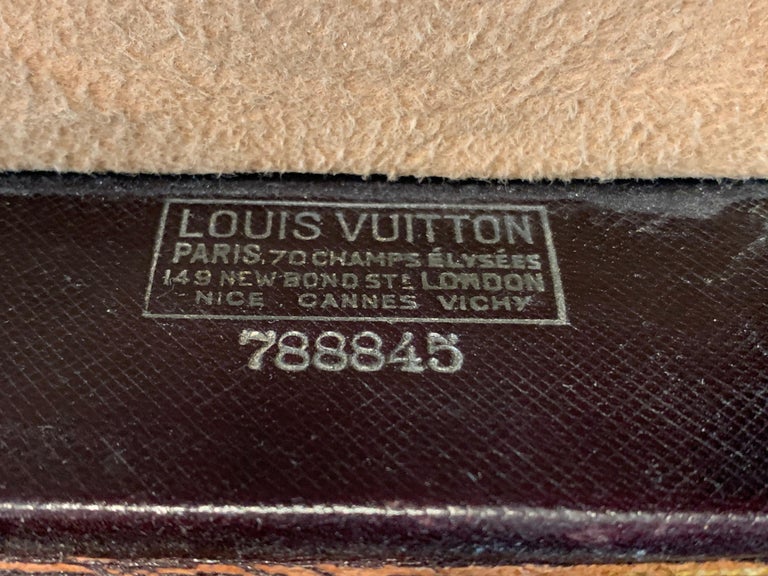 1930s Art Deco Louis Vuitton Bar Set Case For Sale at 1stDibs