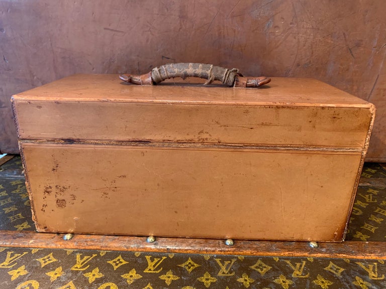 Antique Louis Vuitton Trunk, recently customized with Cocktail Bar