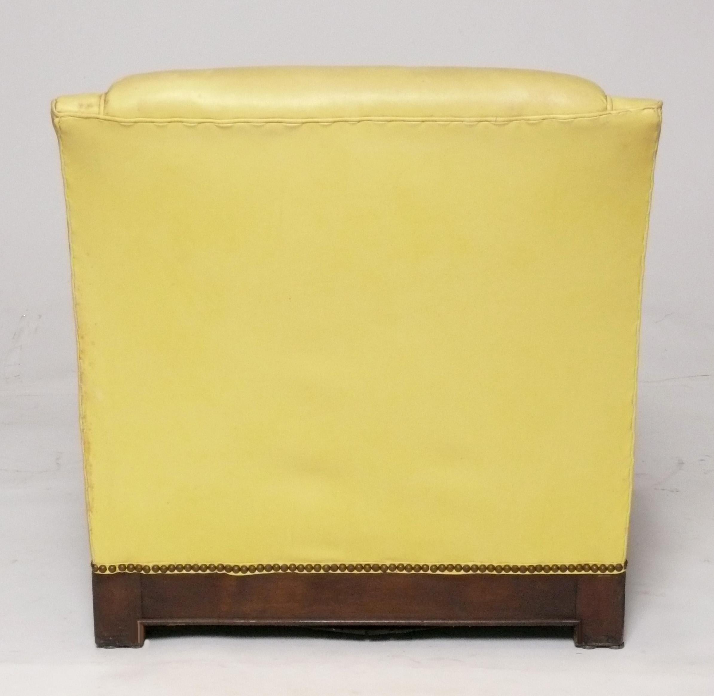 Américain Chaise longue Art Déco des années 1930 Forme sculpturale Attribuée à Eugene Schoen Reuphols en vente