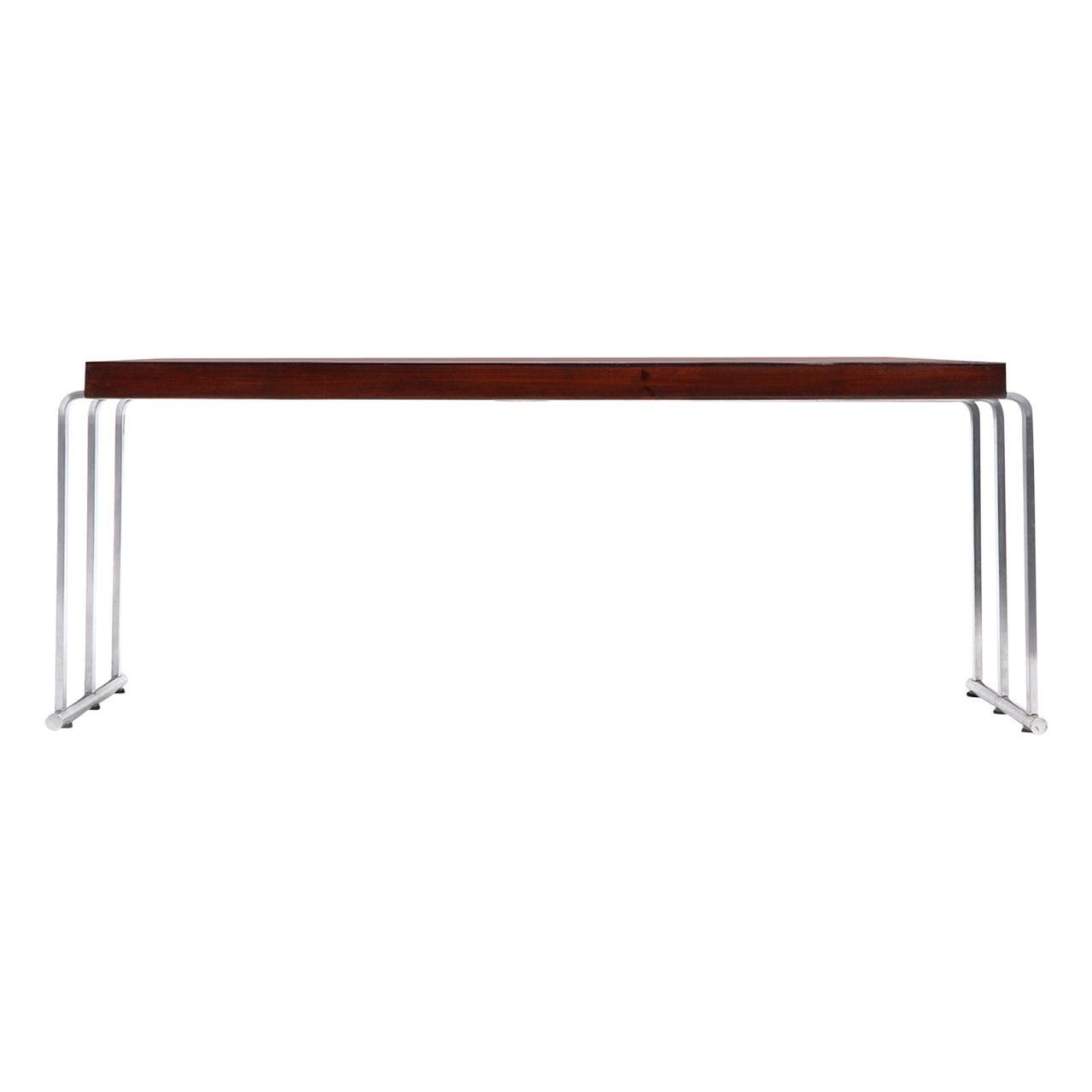 1930s Art Deco Mahogany Low Table by Gilbert Rohde for Herman Miller