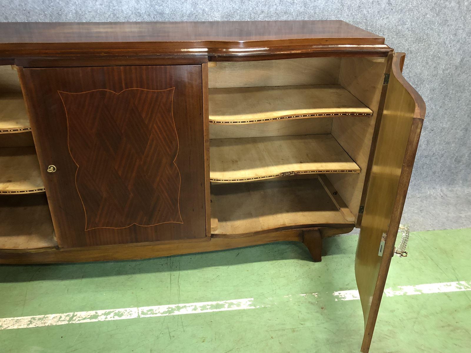 1930s Art Deco Mahogany Sideboard For Sale 1