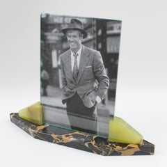 Cornice Art Déco anni '30 in marmo e onice