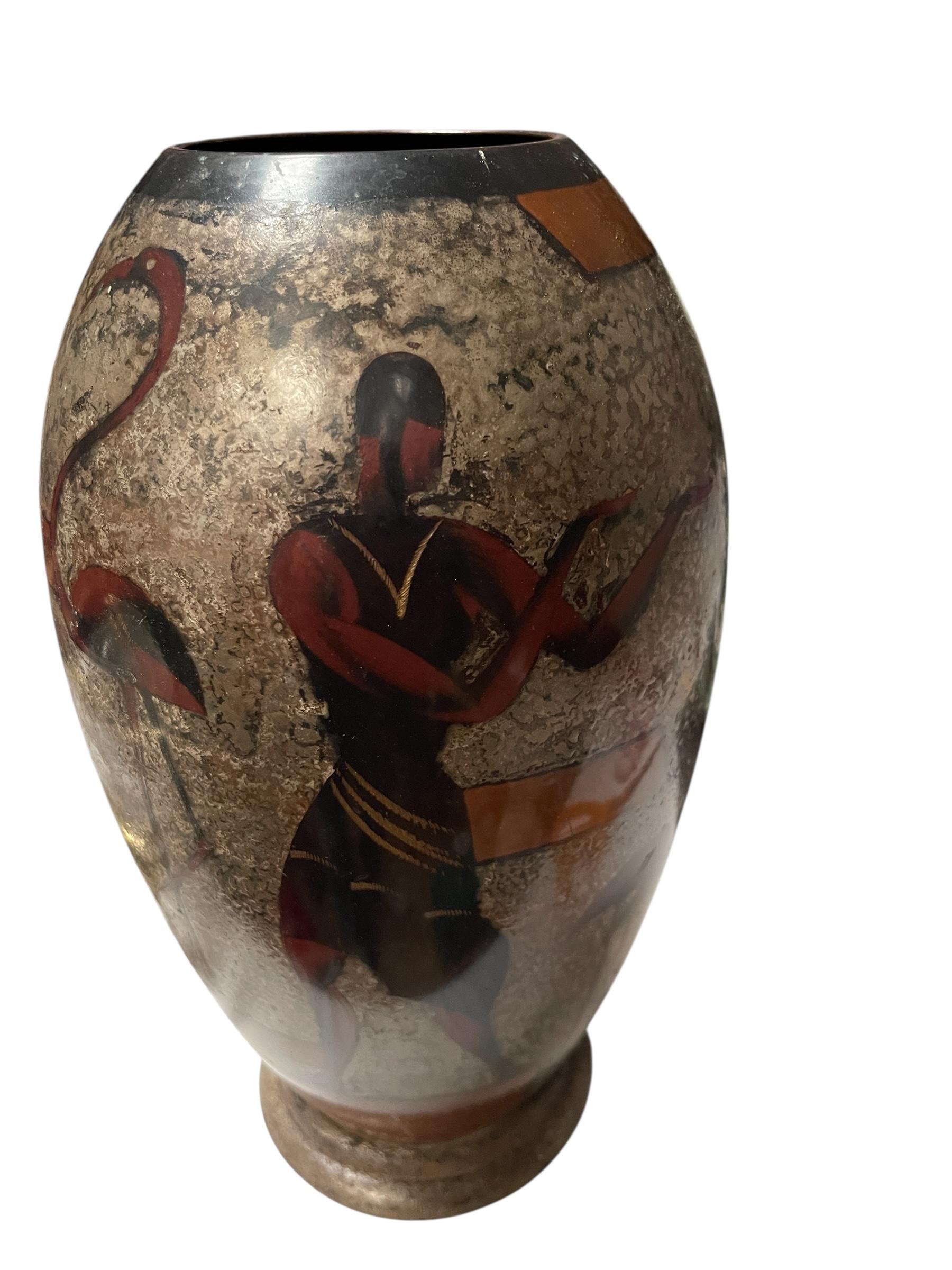 Vaso in metallo Art Deco del 1930 di WMF in vendita 2