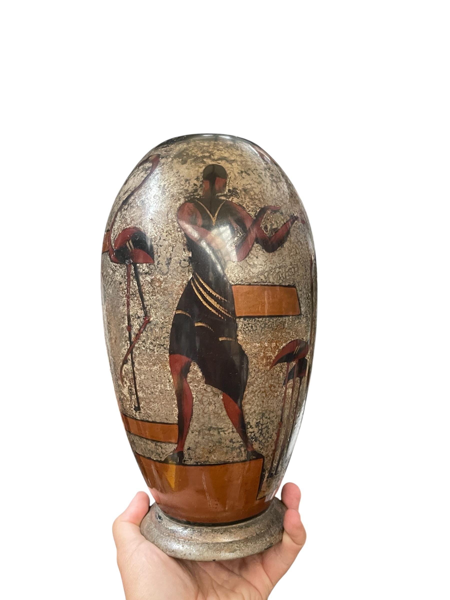 Vaso in metallo Art Deco del 1930 di WMF in vendita 3