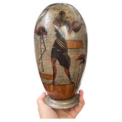 Vaso in metallo Art Deco del 1930 di WMF