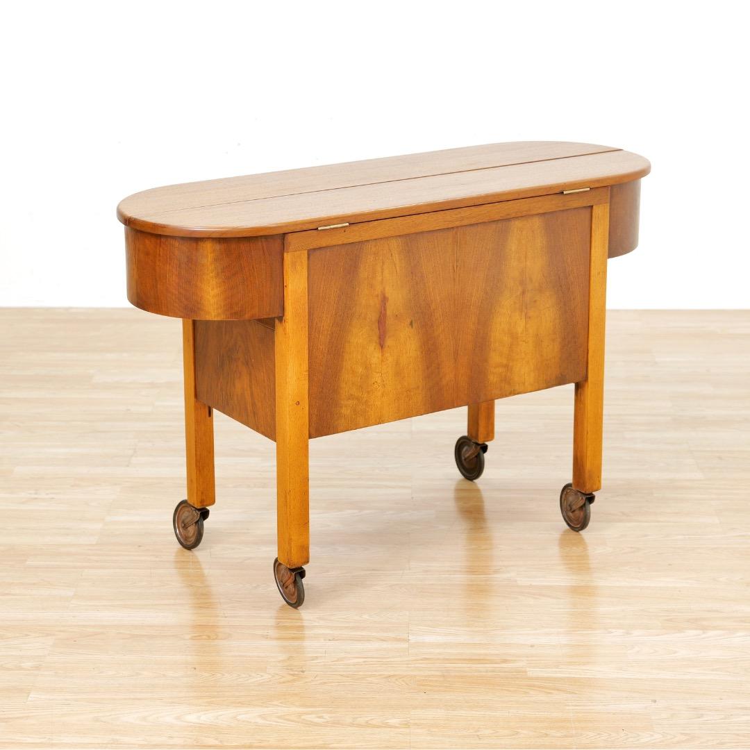 1930s Art Deco Metamorphic Cocktail Wagon Bar Cart by Besway en venta 4