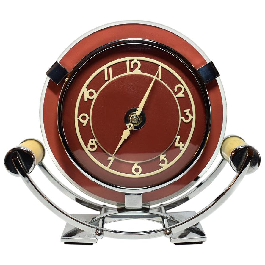 1930s Art Deco Modernist Smiths Clock