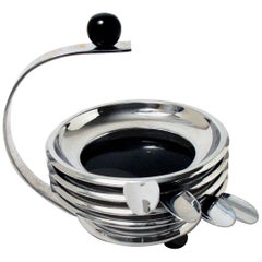 1930s Art Deco Modernist Stackable Ashtrays