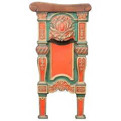 Vintage 1930s Art Deco Movie Palace Theatre Seat End