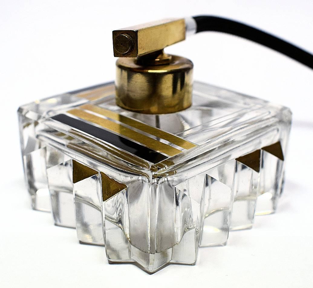 1930s Art Deco Perfume Atomizer In Good Condition In Devon, England