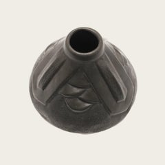 Vaso in peltro Art Déco anni '30 di Francis Medoc