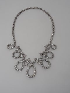 Collana di diamanti in platino Art Deco degli anni '30 di Pierre Sterlé