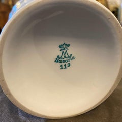 Cafetière allemande en porcelaine Art Déco des années 1930