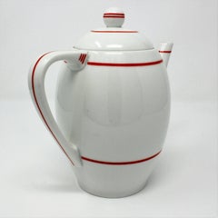 1930s Art Deco Porcelain Haas & Czjzek Teapot