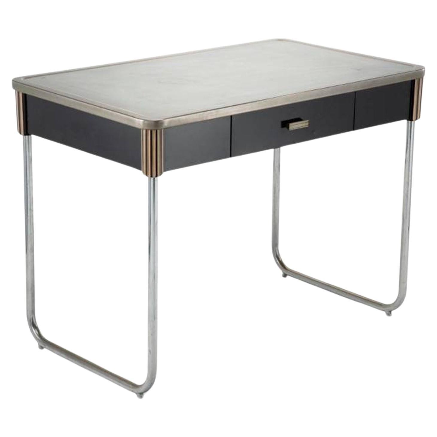 1930s Art Deco Raymond Patten Signed Industrial Kitchen Work Table