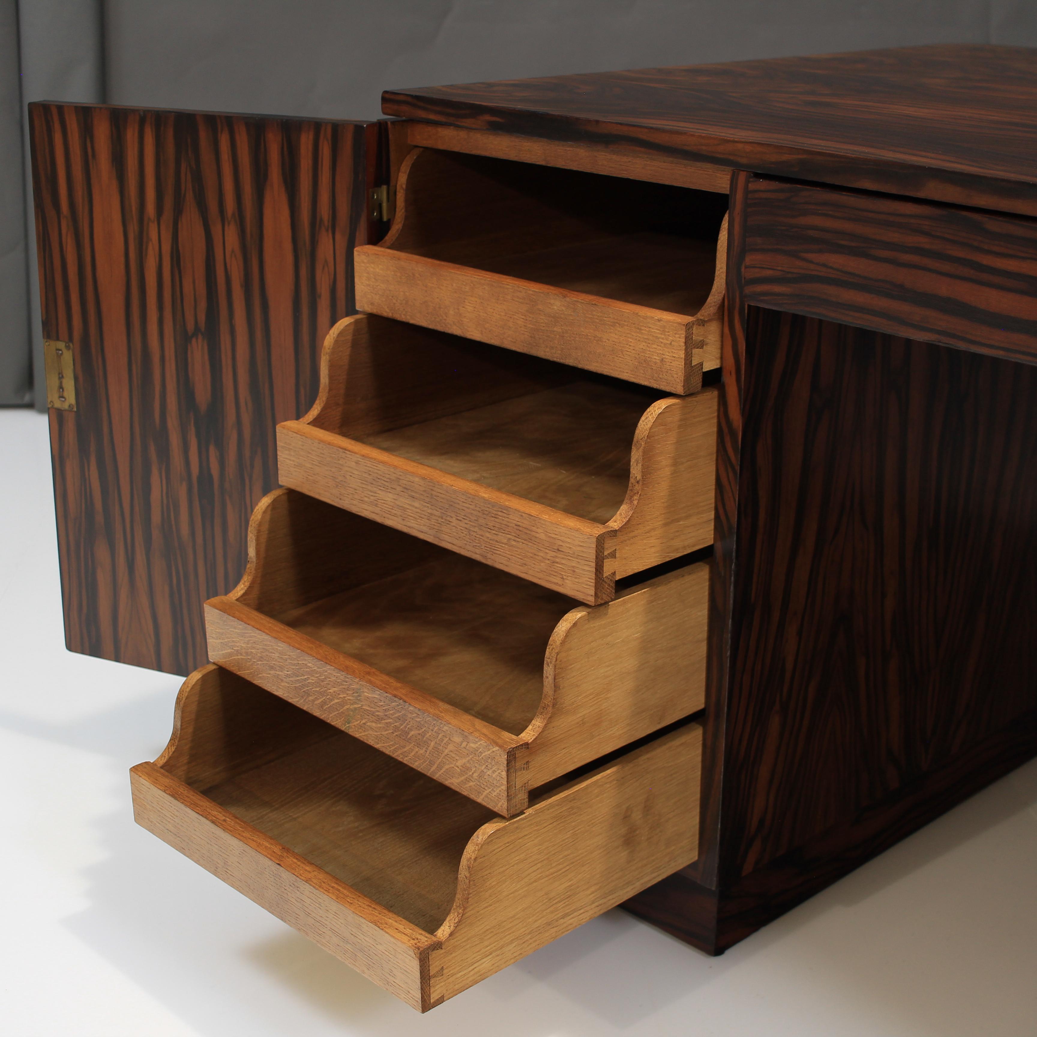 1930s Art Deco Rosewood Desk 3