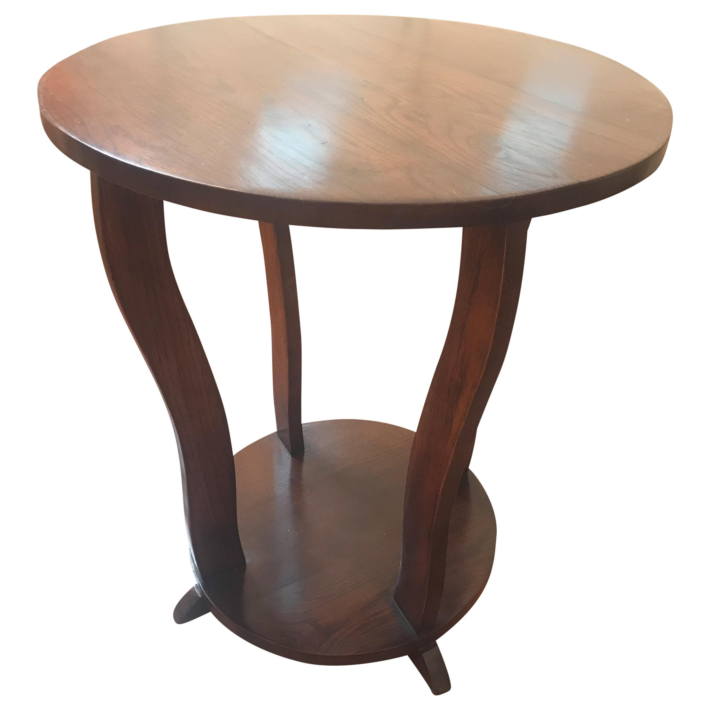 1930s Art Deco Round Table In Good Condition For Sale In New Orleans, LA