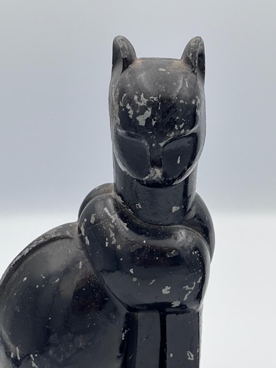 1930's Art Deco Sitzende Katze Buchstützen (Mitte des 20. Jahrhunderts) im Angebot