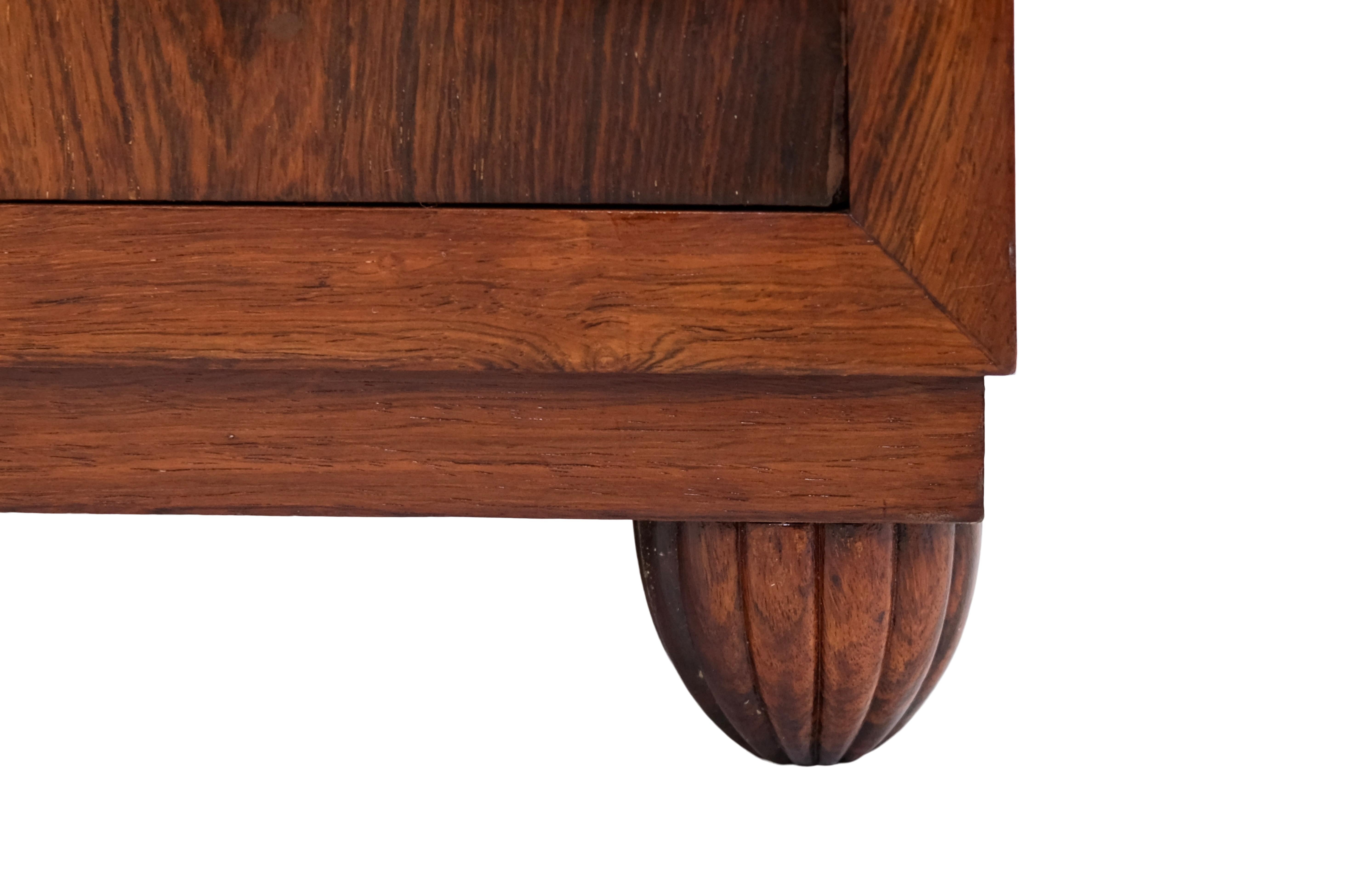 1930's Art Deco Secretaire Desk with hidden locking mechanism For Sale 4