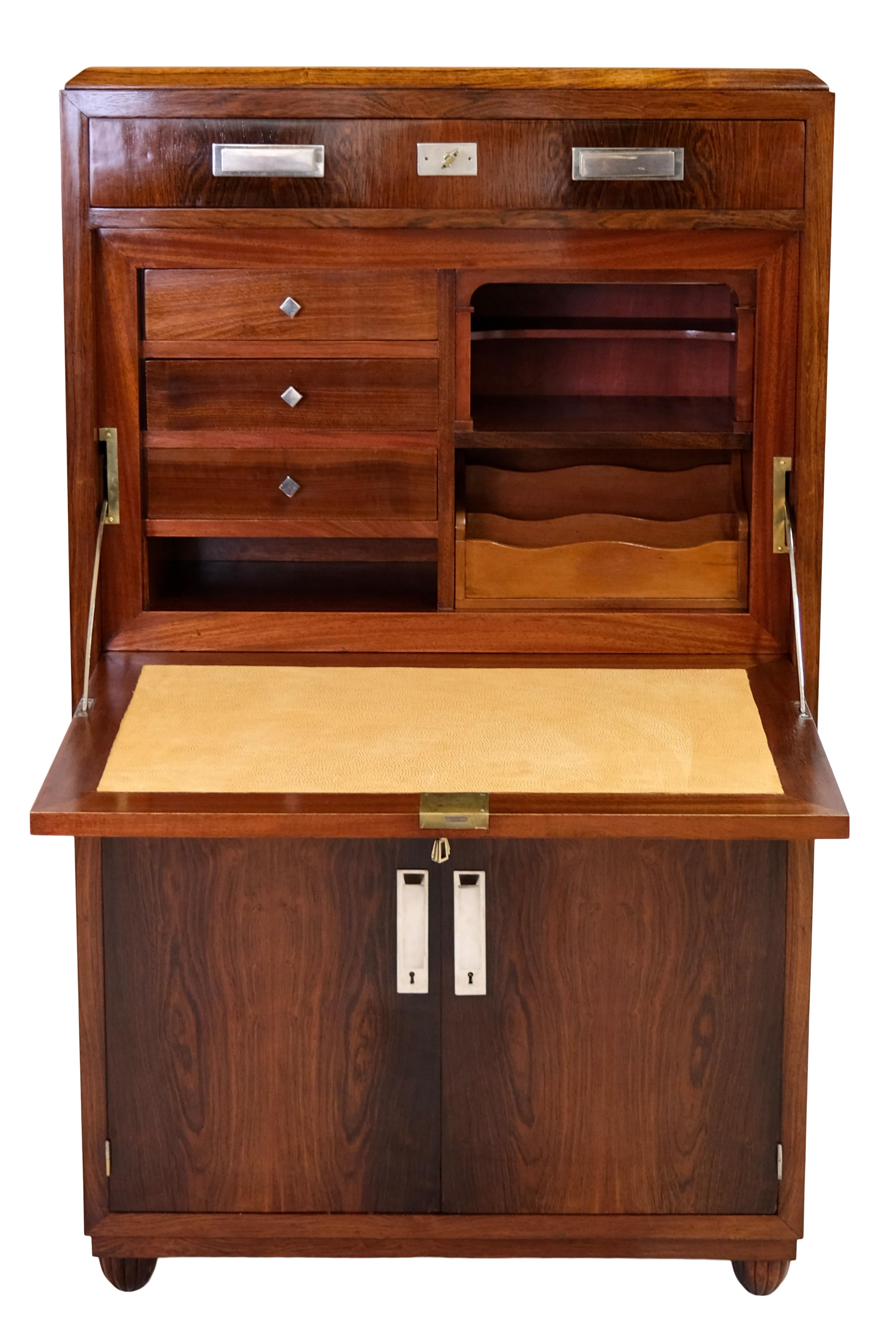 art deco secretary desk