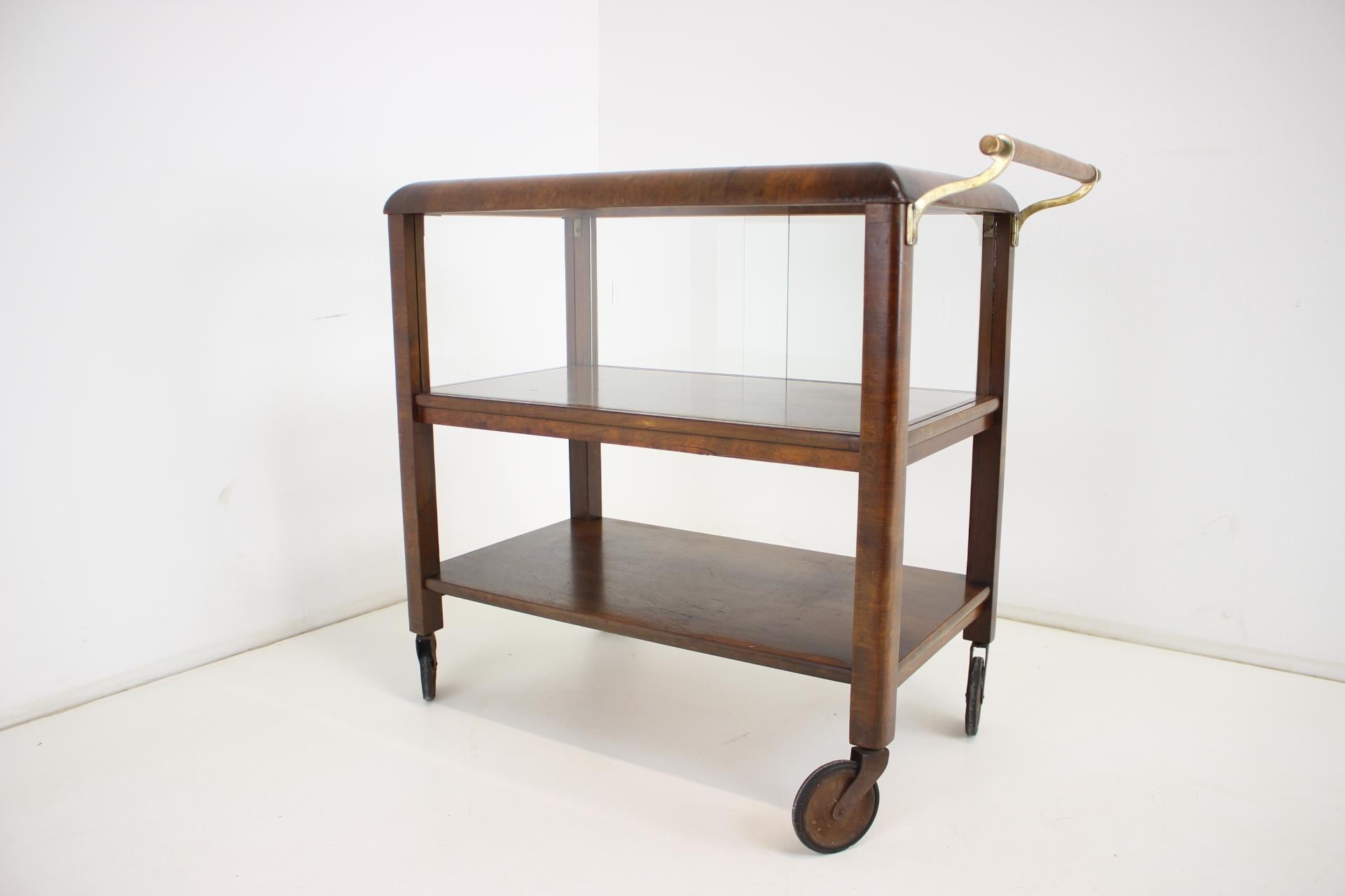 1930s Art Deco Serving Bar/Cart, Czechoslovakia For Sale 3