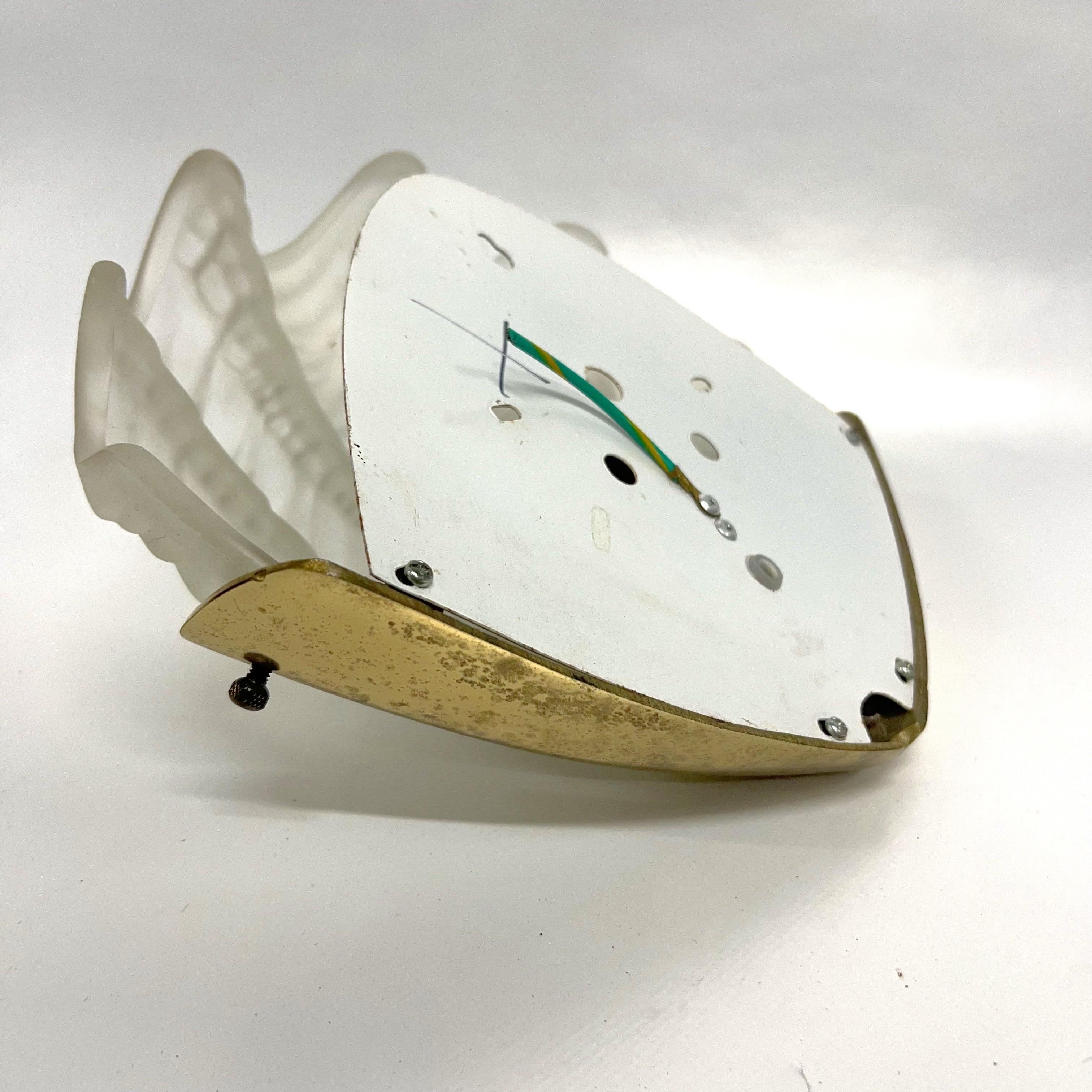 1930s Art Deco Shell Wall Light 2