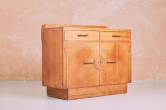 1930s Art Deco Sideboard Credenza In Oak