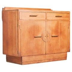 1930s Art Deco Sideboard Credenza In Oak