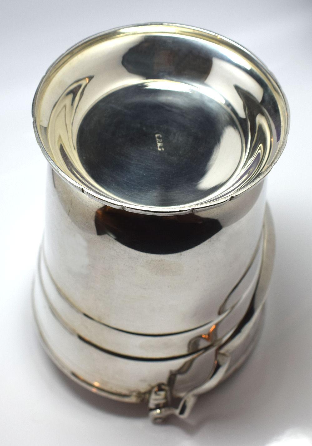 1930s Art Deco Silver Plated Ice Bucket /Wine Cooler 3