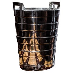 1930's Art Deco Silver Plated Wine Champagne cooler by Mappin & Webb