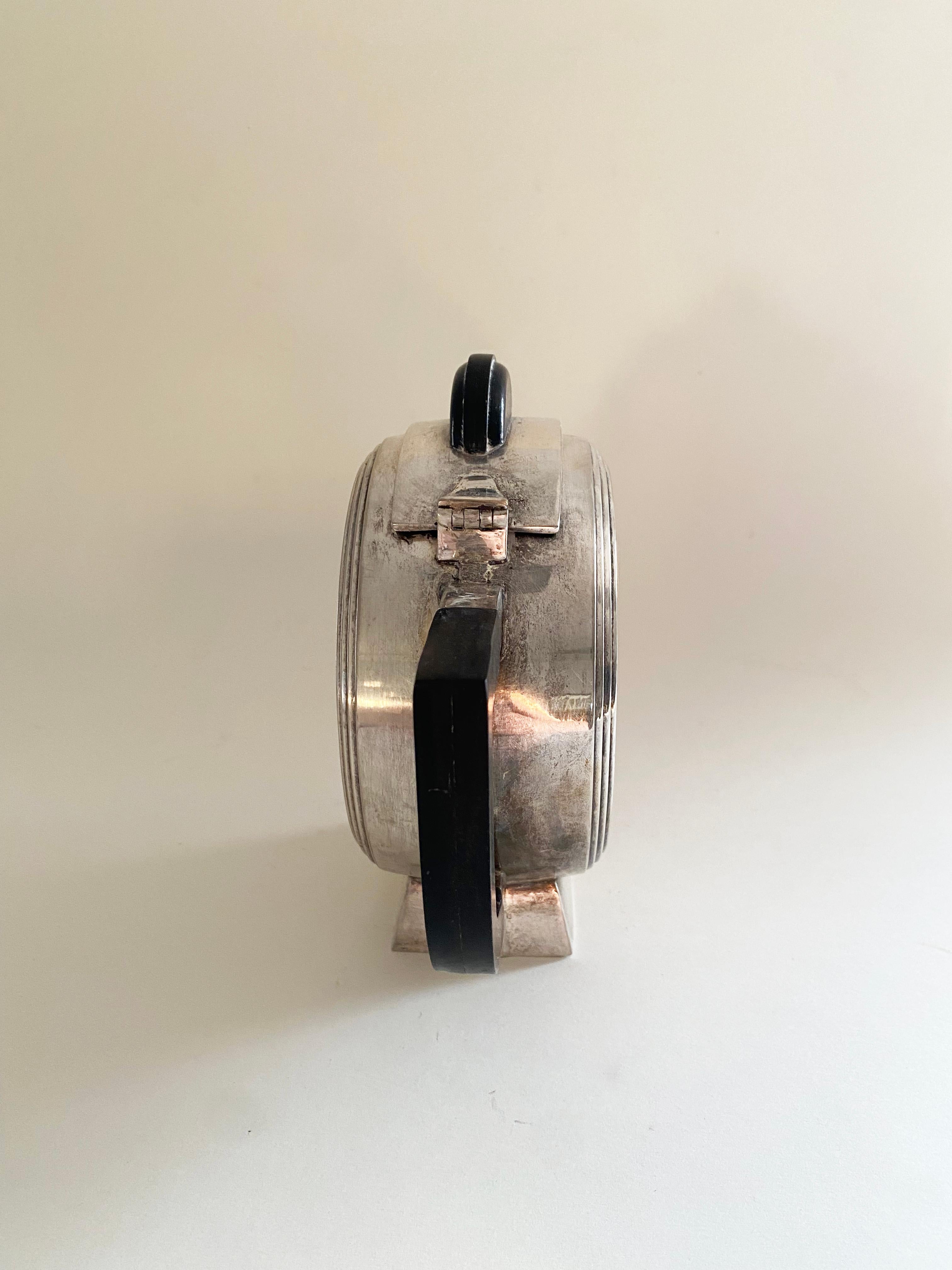 British 1930s Art Deco Silverplated Tea Pot by HG Murphy For Sale