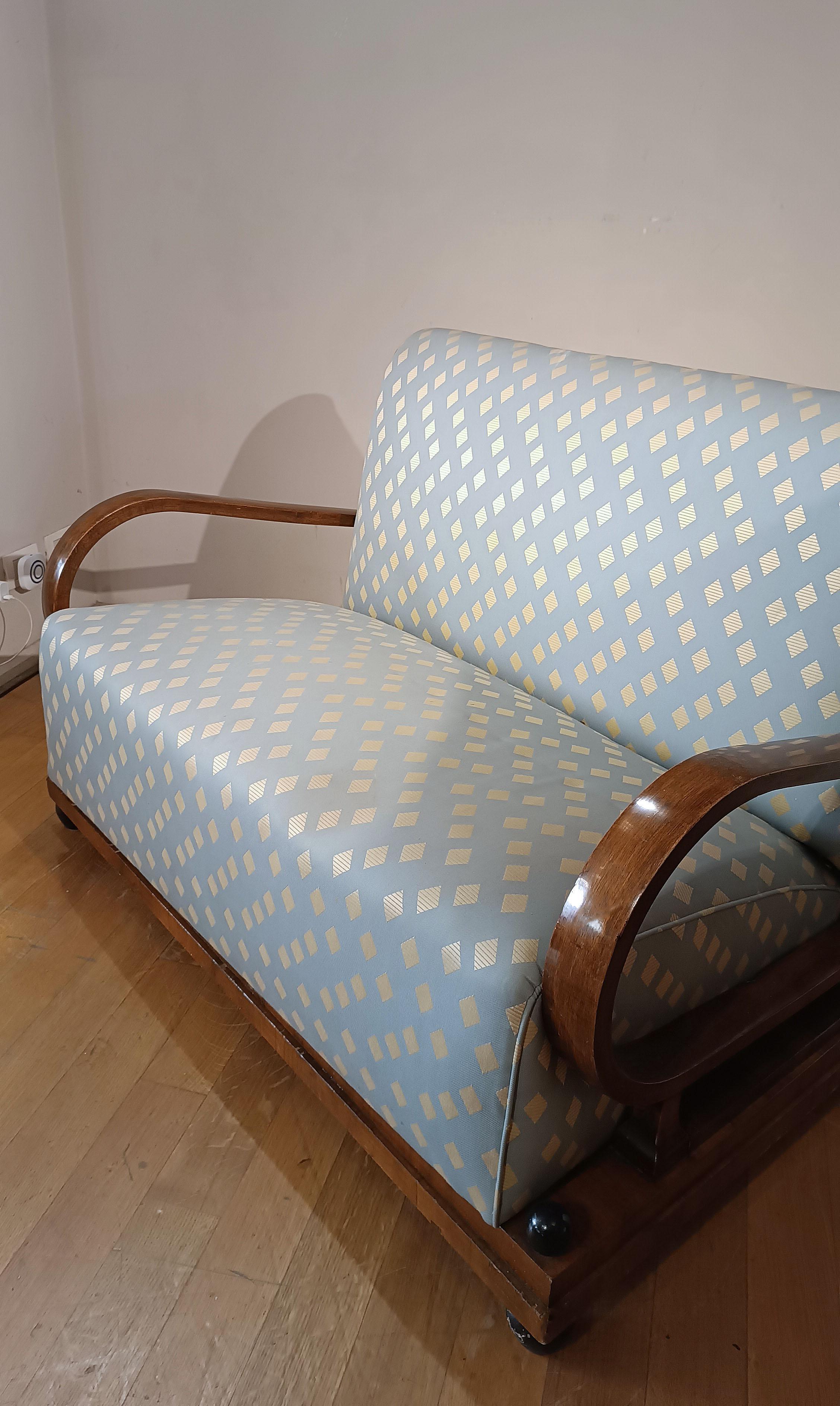 sofá art deco años 30 Tela en venta