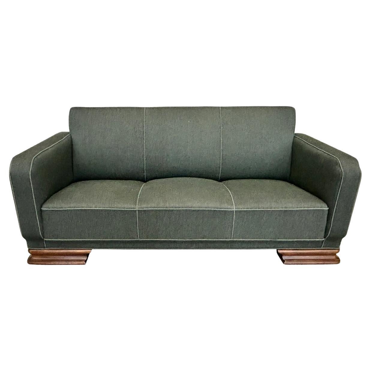 1930s Art Deco Sofa