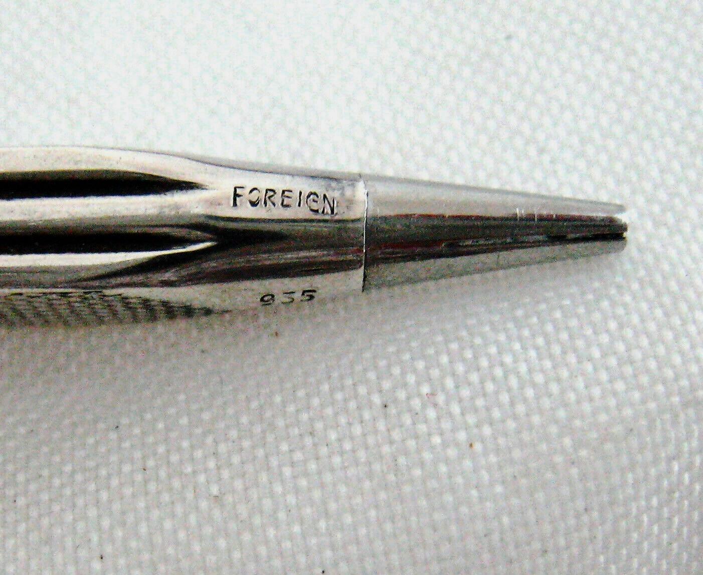 20th Century Art Deco Sterling Silver, Enamel & Bakelite Card Suit Game Pencils Set of Four