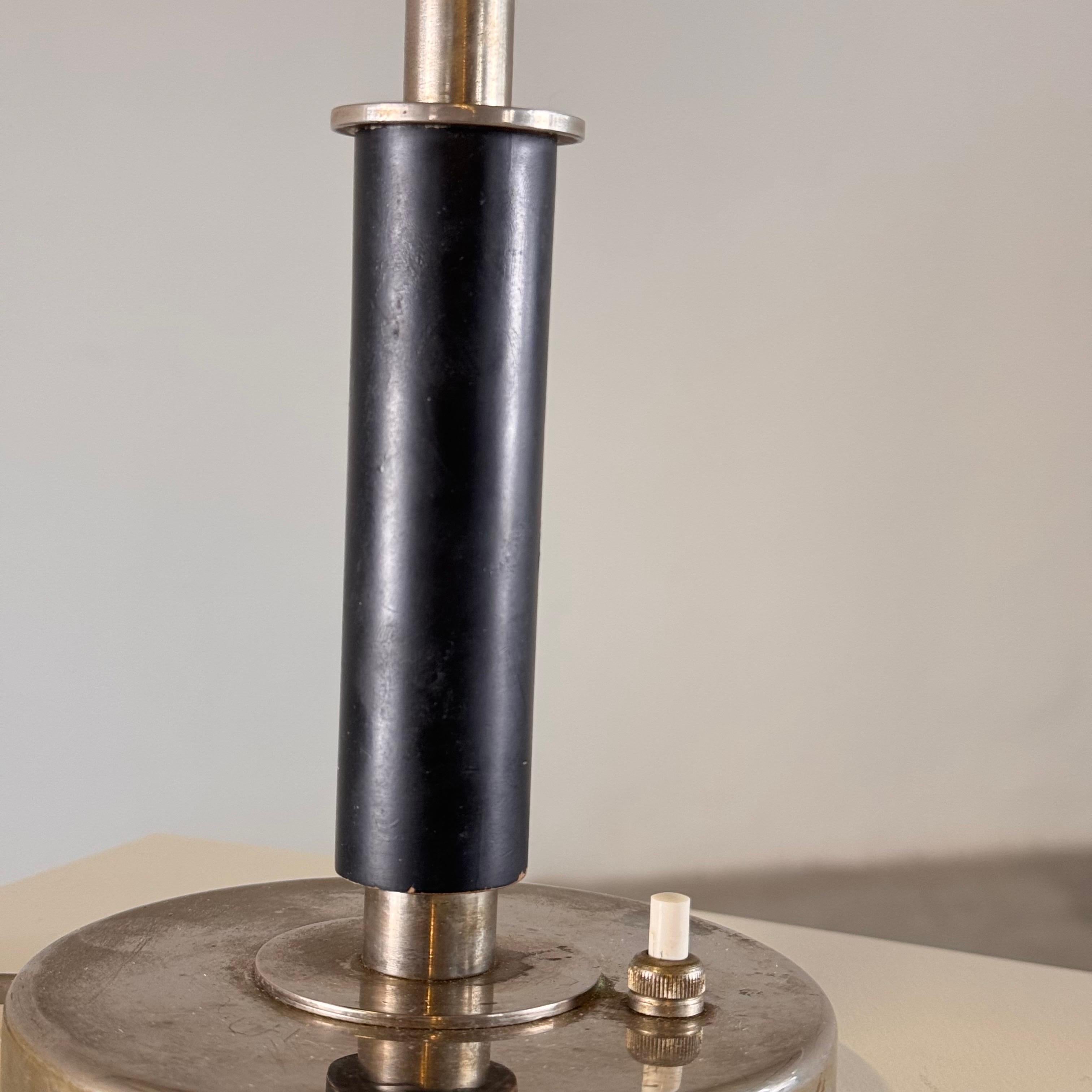 1930s Art Decò / Swedish Grace Table Lamp by Erik Tidstrand for NK For Sale 10