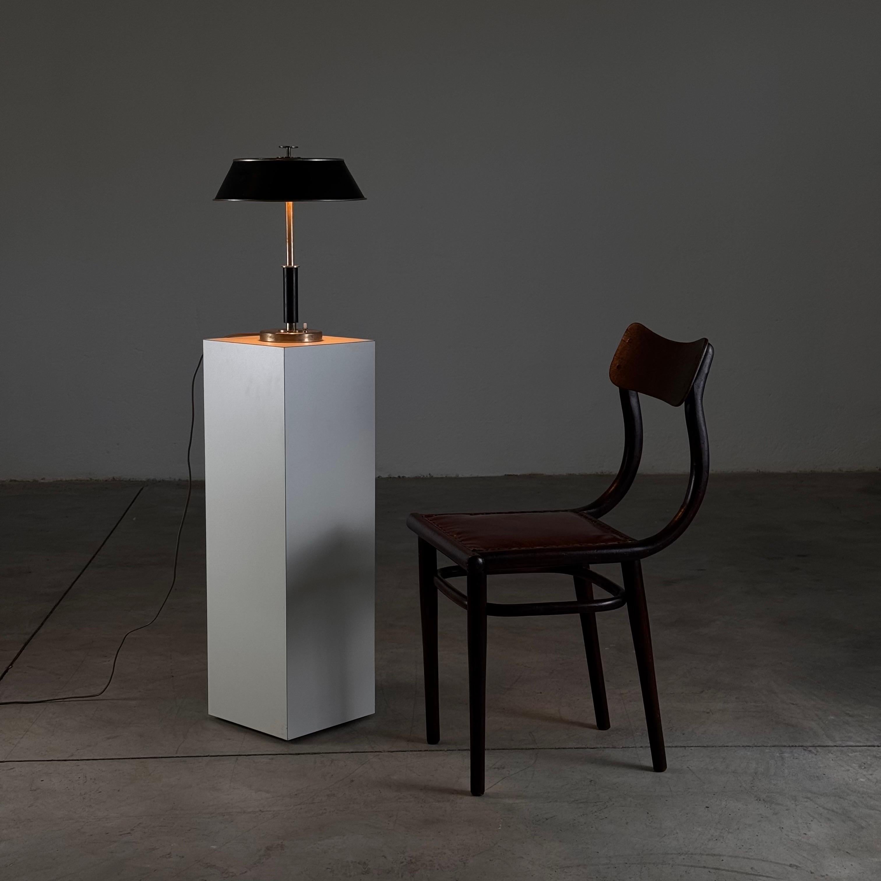 1930s Art Decò / Swedish Grace Table Lamp by Erik Tidstrand for NK In Good Condition For Sale In Bagnolo Mella, Brescia