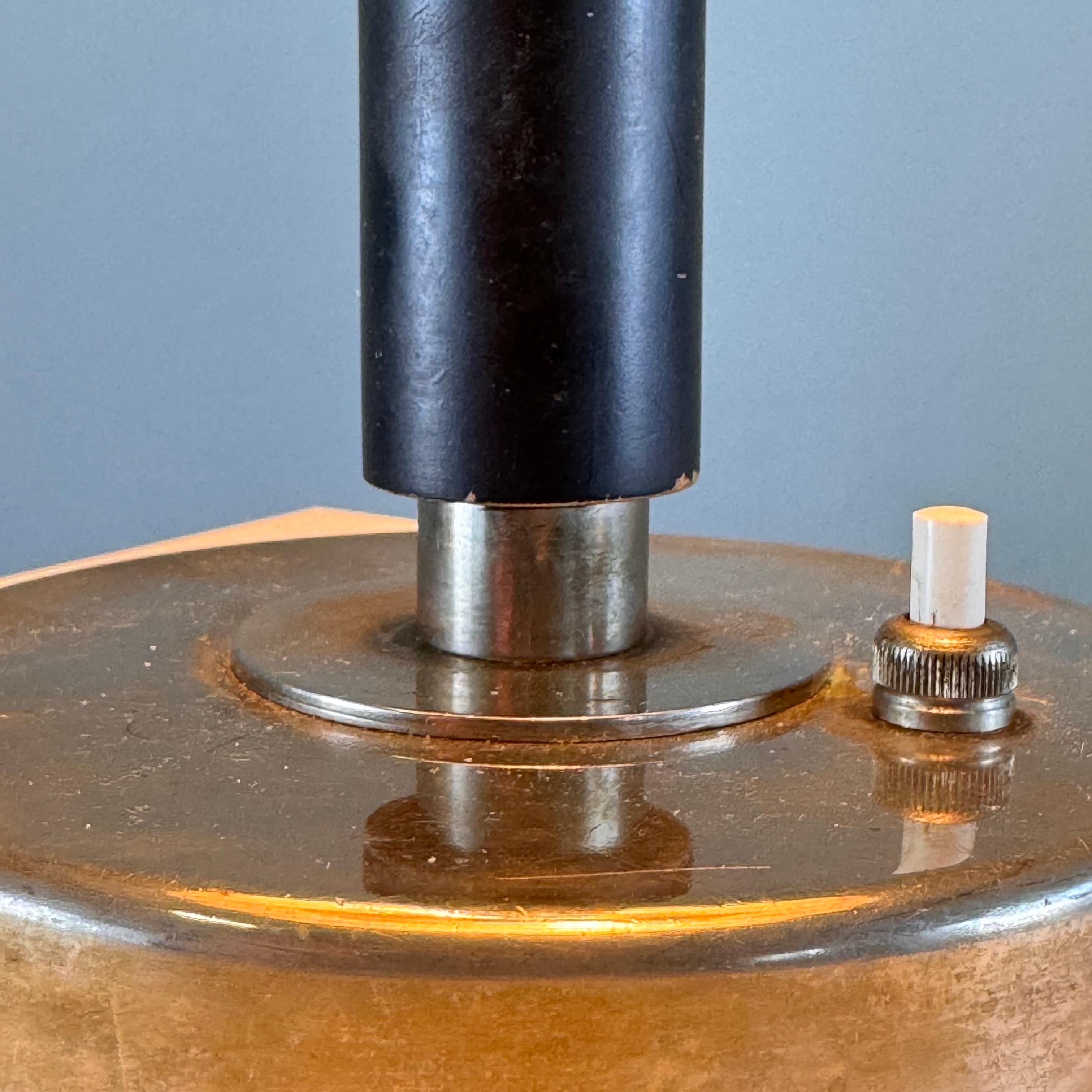 1930s Art Decò / Swedish Grace Table Lamp by Erik Tidstrand for NK For Sale 1