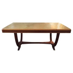 1930s Art Deco Table in Parchment Made in France